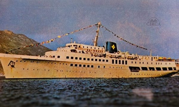 Vintage Cruise Ship Postcard – MTS "Argonaut" – Epirotiki Lines Greece – ca. 1970