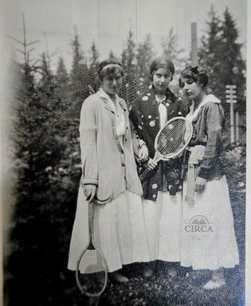 Vintage Photograph – Women with Tennis Rackets – ca. 1915–1925 – European Origin