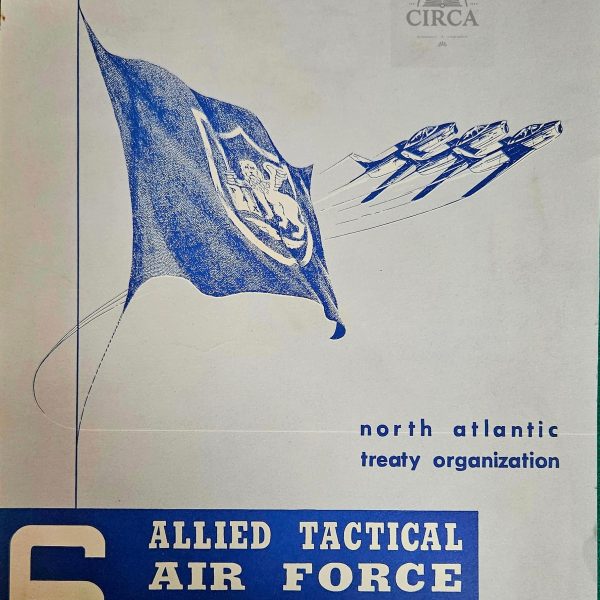 Vintage NATO Poster – 6th Allied Tactical Air Force – Izmir (1953)