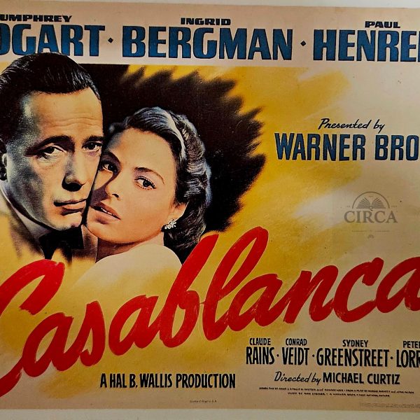 Vintage Movie Poster Cards – Casablanca & Gone With The Wind