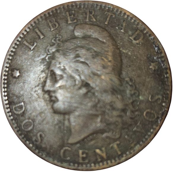Argentina – 2 Centavos 1891 – Copper Coin