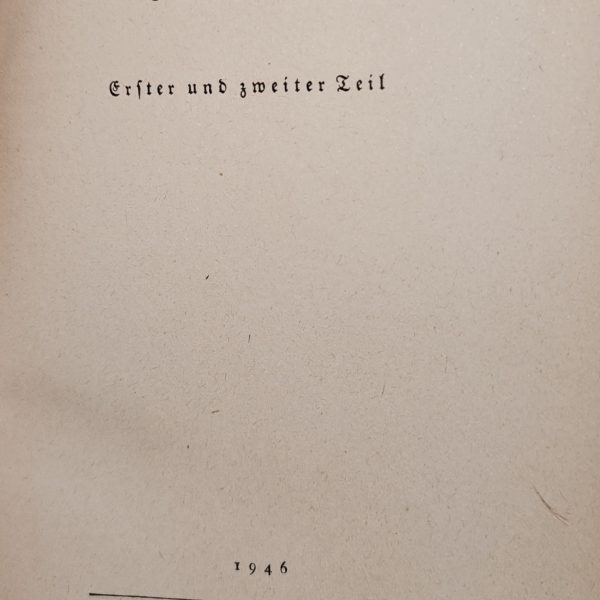 Der grüne Heinrich" (The Green Henry) by Gottfried Keller - 1946