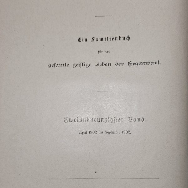 Westermann's Illustrierte Deutsche Monatshefte – Volume 92 (April–September 1902).