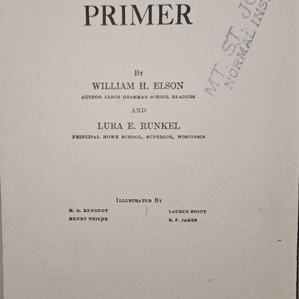 Elson‑Runkel Primer – Scott, Foresman & Co. (c. 1914–1920)
