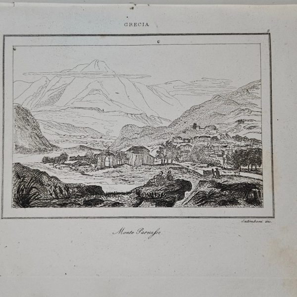 Incisioni Europa – Grecia (Venice, Antonelli) c. 1850 “Engravings of Europe – Greece”