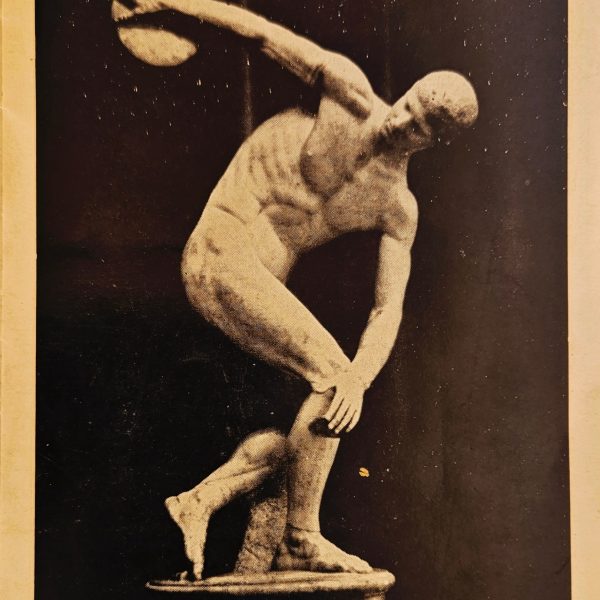 Greek Armed Forces ASAED Christmas Card 1960s – Olympic Flame Olympia