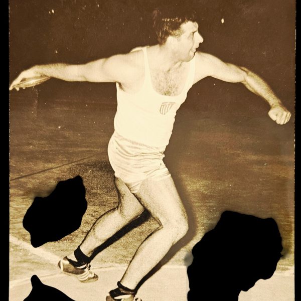 Antonios Kounadis Greek Discus Thrower Vintage Press Photo Olympic Athlete c1960
