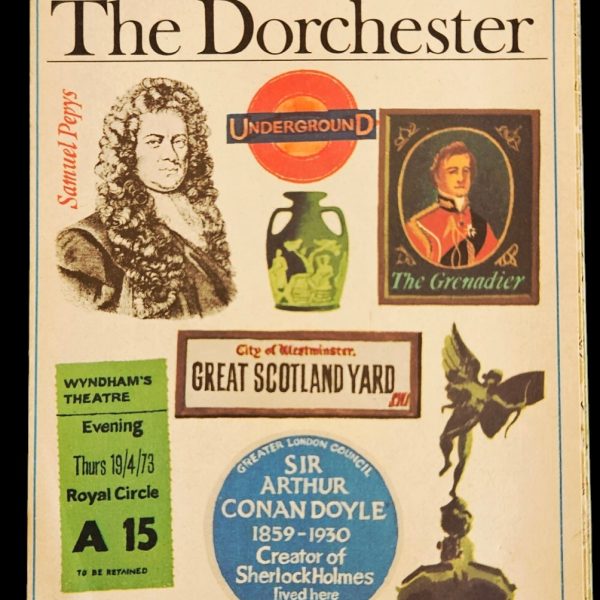 London Map – With the Compliments of The Dorchester – Vintage Folding Tourist Map, London 1975
